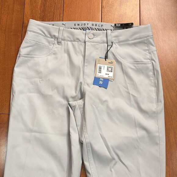 NWT Puma Dealer Golf Ash Gray SPF 50 Pants Size 28/30 - Picture 2 of 12